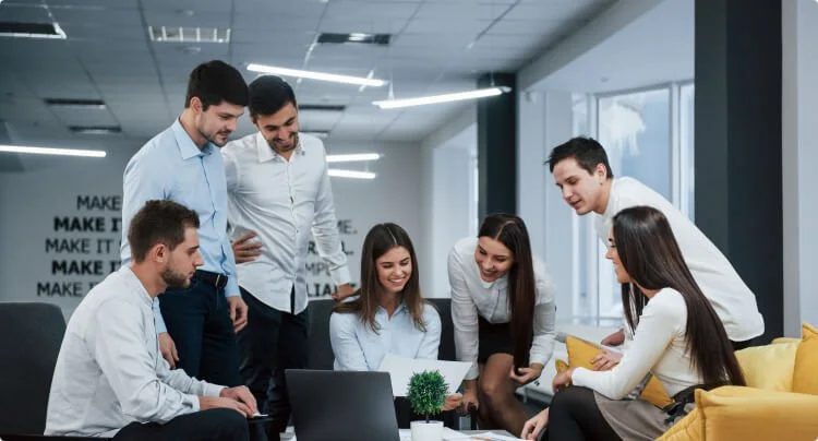 OSHA-compliant workplace safety signs posted in breakroom