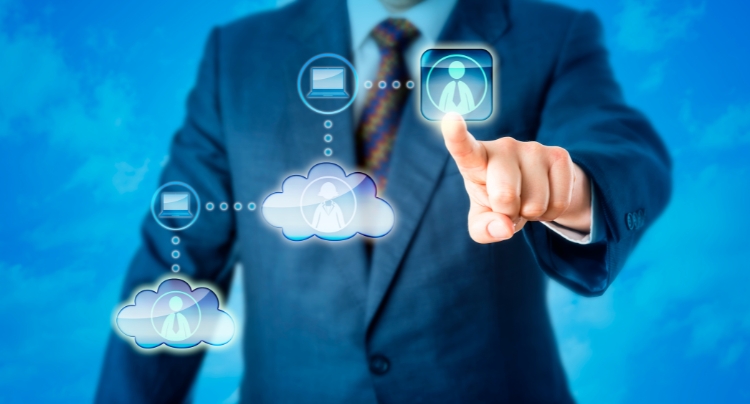 Virtual training session led by HR consultant on a computer screen