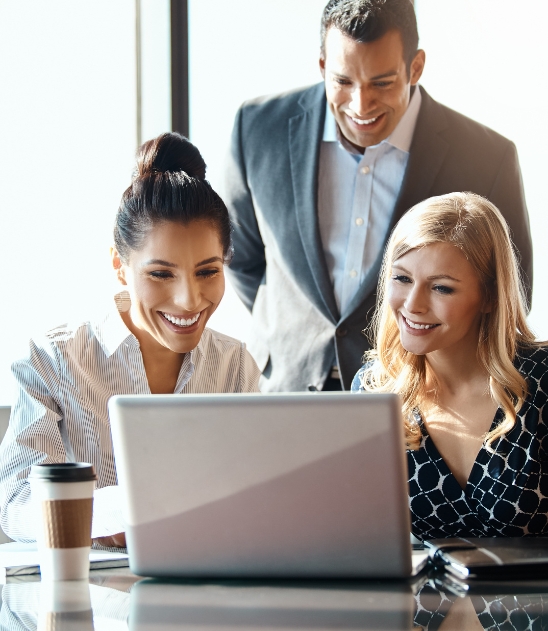 Organized employee files in a locked HR cabinet